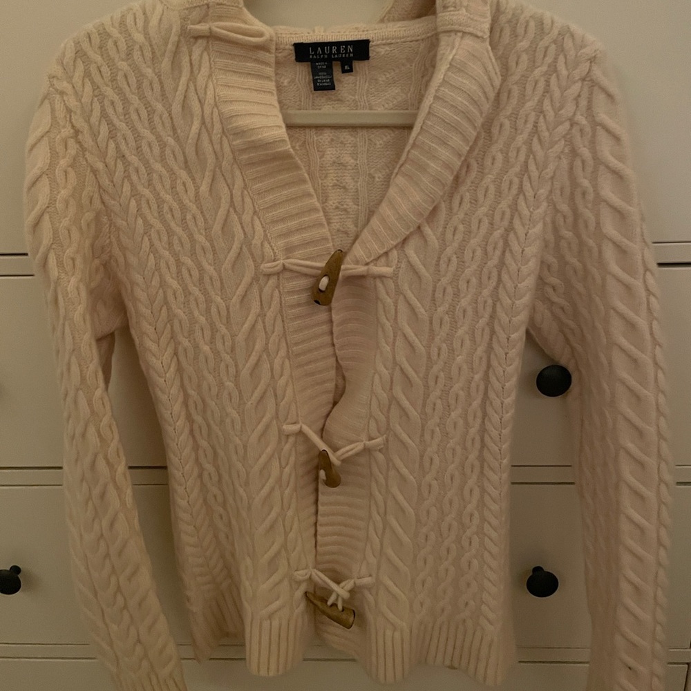 Ralph Lauren 100% Wool Cardigan
